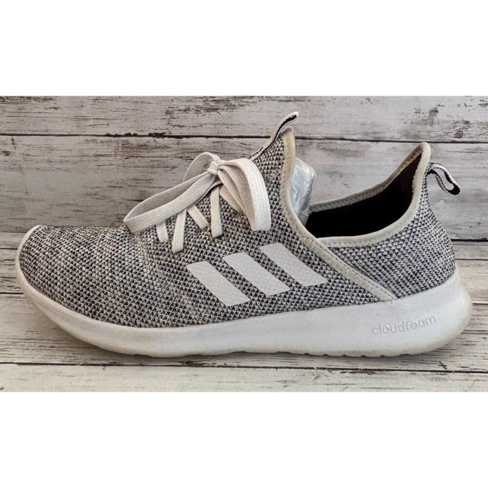 Adidas Women’s Cloudfoam Pure Cloud White Running Sneakers (Size 9)